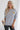 Heart Eyes Smiley Embroidered Sweatshirt - Heather Grey closet candy 5