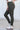 Nikki Hyperstretch Midrise Skinny Jeans - Dark Olive closet candy womens trendy mid rise super stretch single button zip fly skinny jeans side
