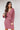 Best Day Ever Sweater Dress - Rose womens trendy tie waist fitted ribbed sweater dress closet candy Front 3